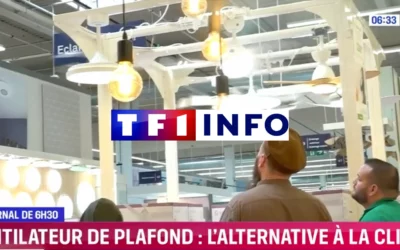 Hitzewelle: TF1 INFO und LCI nehmen den Deckenventilator unter die Lupe