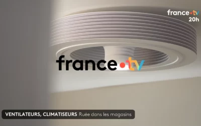 Exhale-Deckenventilator, Ihr Verbündeter bei Hitzewellen: in den 20-Uhr-Nachrichten von France 2